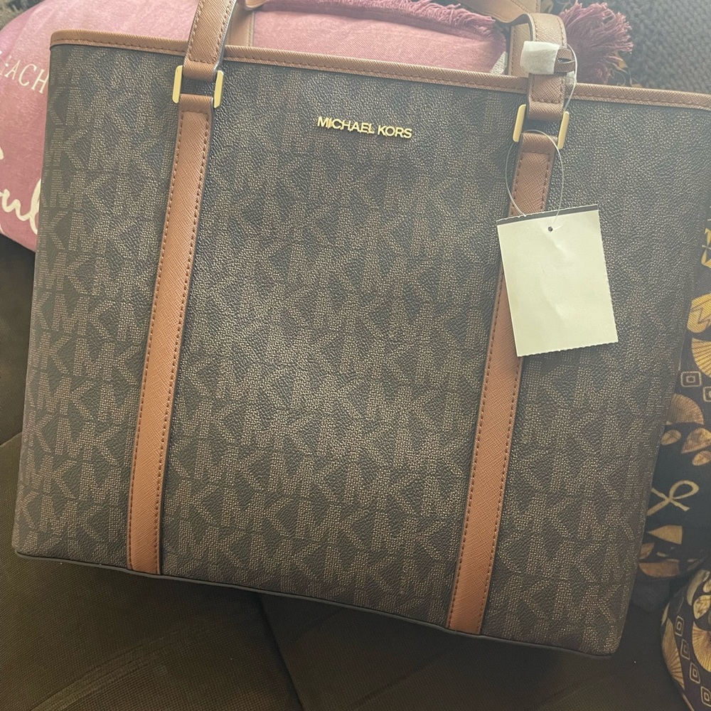 Brown Michael Kors Sady Bag